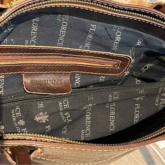 Florence Italy leather handbag vintage - Picture 5 of 16